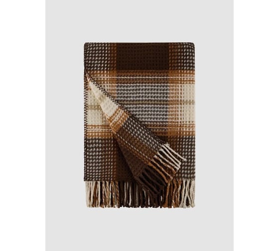 Плед Arya Home хлопок 150x220 см Desert Коричневый 8680943231901