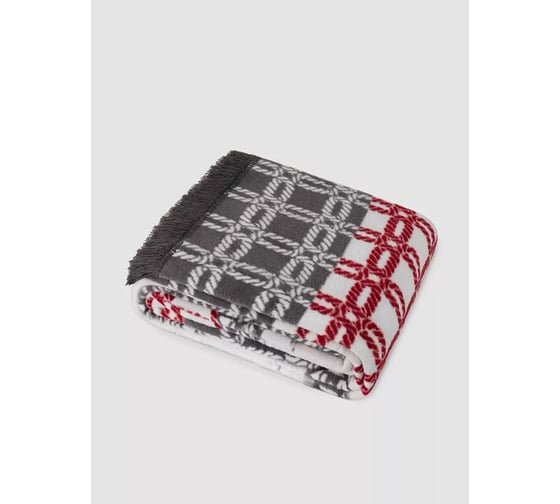 Плед Arya Home хлопок 150x200 см Sailor Белый, серый 8680943231703 1