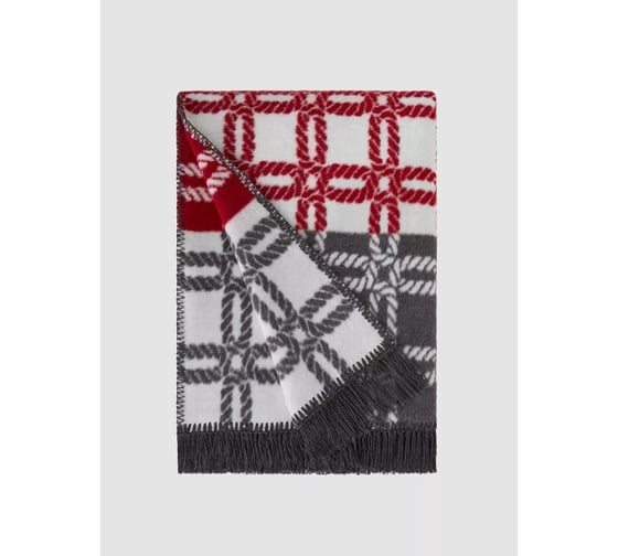 Плед Arya Home хлопок 150x200 см Sailor Белый, серый 8680943231703