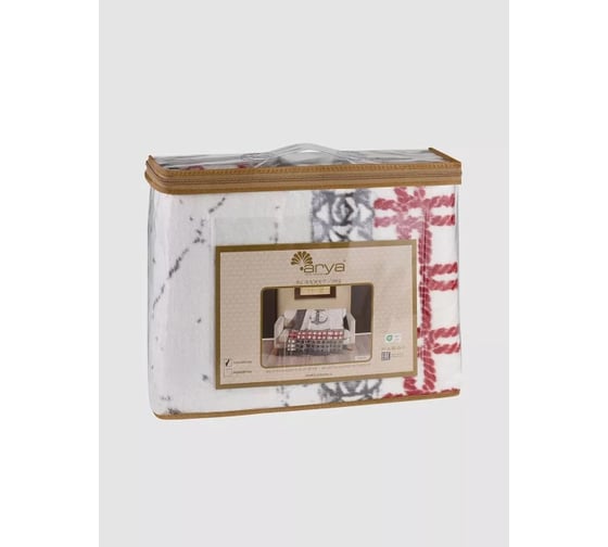 Плед Arya Home хлопок 150x200 см Sailor Белый, серый 8680943231703