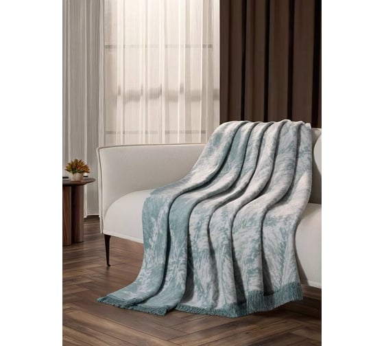 Плед Arya Home хлопок 200x220 см Daphne Синий 8680943231819