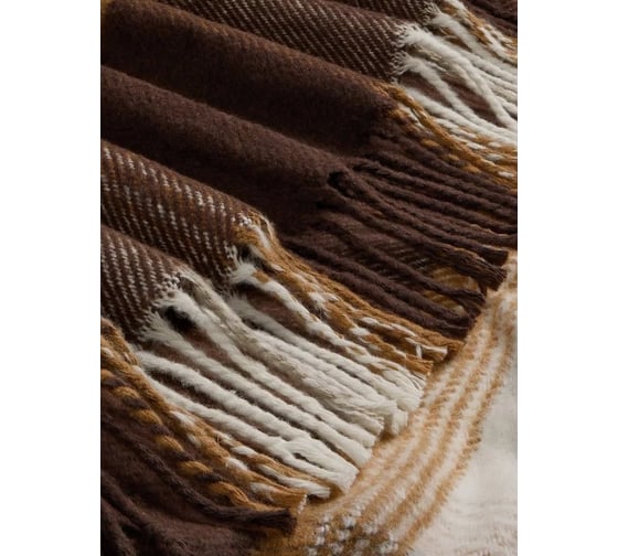 Плед Arya Home хлопок 200x220 см Desert Коричневый 8680943231918