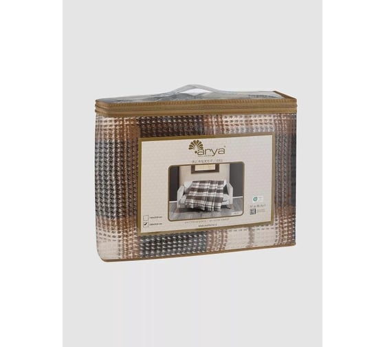 Плед Arya Home хлопок 200x220 см Desert Коричневый 8680943231918