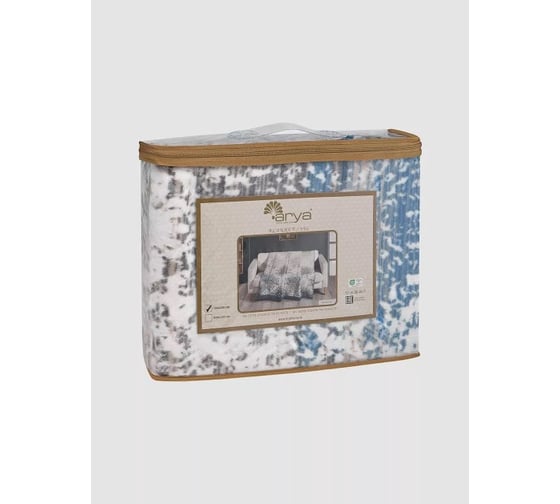 Плед Arya Home хлопок 200x220 см Tangled Бежевый 8680943231871
