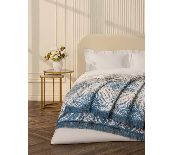 Плед Arya Home хлопок 200x220 см Tangled Бежевый 8680943231871
