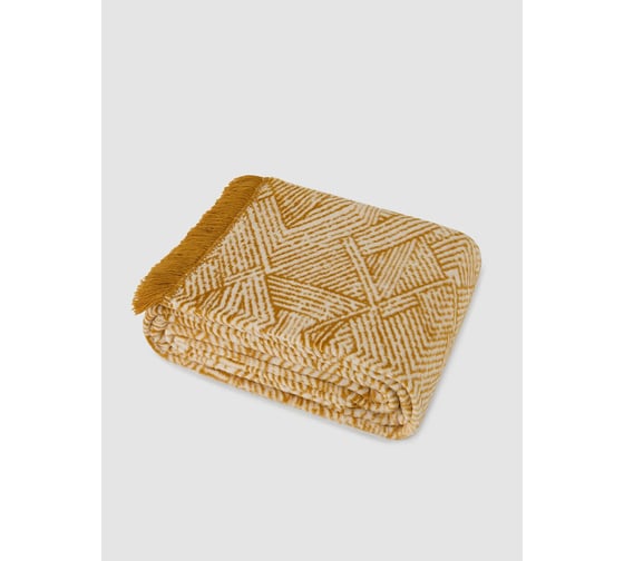 Плед Arya Home хлопок 200x220 см Graphic Оранжевый 8680943231673 1