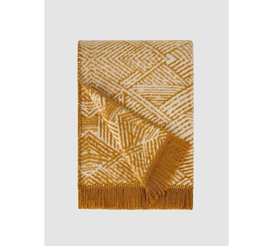 Плед Arya Home хлопок 200x220 см Graphic Оранжевый 8680943231673