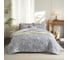 Покрывало хлопковое Arya Home 180x240 см Маche Серый 8680943245786 1