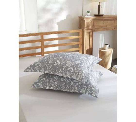 Покрывало хлопковое Arya Home 250x260 см Маche Серый 8680943245793