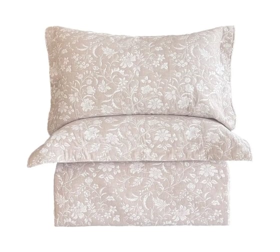 Покрывало хлопковое Arya Home 250x260 см Маche Светло-Коричневый 8680943245816 1
