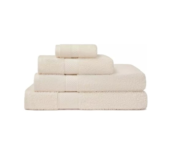 Полотенце однотонное Arya Home 50x90 см Miranda Soft Экрю 8680943039347
