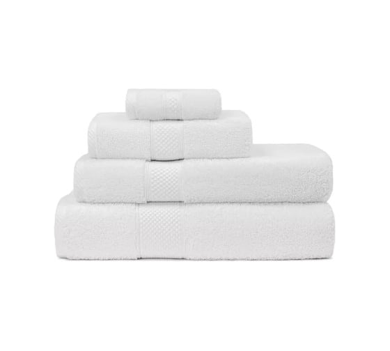 Полотенце однотонное Arya Home 50x90 см Miranda Soft Белый 8680943039330