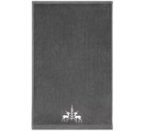 Полотенце Arya Home c Вышивкой Рождество 40x60 см Reindeers Антрацит 8680943233257