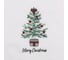Полотенце Arya Home c Вышивкой Рождество 40x60 см Merry Tree Белый 8680943241757 2