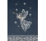 Полотенце Arya Home c Вышивкой Рождество 40x60 см Blessed Темно-Синий 8680943233233 2