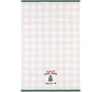 Полотенце Arya Home c Вышивкой Рождество 40x60 см Farm Fresh Кремовый 8680943241771