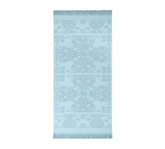 Полотенце Arya Home c Бахромой 50x90 см Isabel Soft Мятный 8680943040855