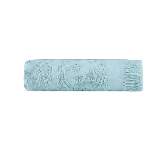 Полотенце Arya Home c Бахромой 50x90 см Isabel Soft Мятный 8680943040855