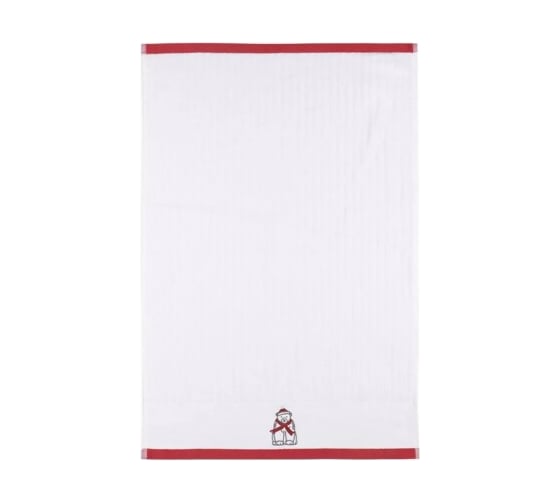 Полотенце Arya Home c Вышивкой Рождество 40x60 см Polar Bears Белый 8680943241764 1