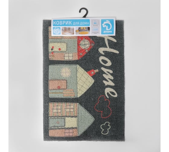 Придверный коврик Доляна Home 37x58 см 2583171