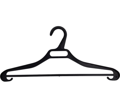 Вешалка для одежды Бытпласт размер 52-54, черный 431209313
