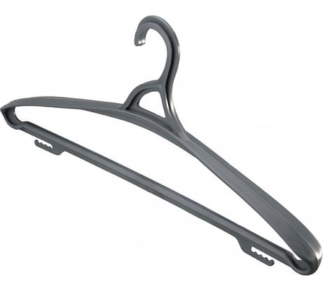 Вешалка для одежды Бытпласт размер 52-54, черный 431202313