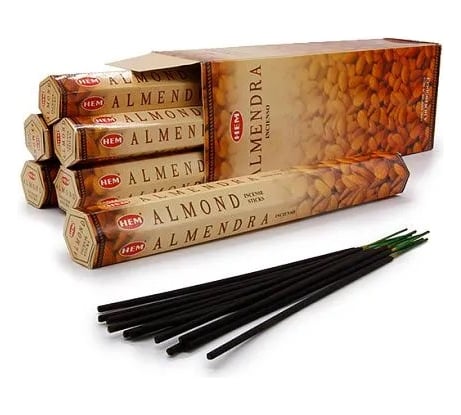 Благовония HEM ALMOND Миндаль Привлекает удачу в дом 20 палочек 61-AL