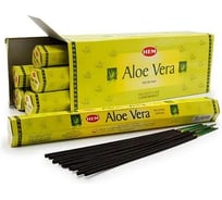 Благовония HEM ALOE VERA Алоэ Вера Для защиты дома от злых людей порчи и сглаза 20 палочек 61-AV