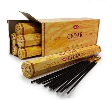 Благовония HEM CEDAR Кедр Символизирует благополучие и процветание 20 палочек 61-CE