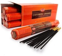 Благовония HEM CINNAMON ORANGE Корица Апельсин 20 палочек 61-CO