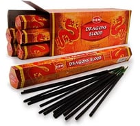 Благовония HEM DRAGON BLOOD Кровь дракона аромат Красный Сандал Лотос Рудракша 20 палочек 61-DB