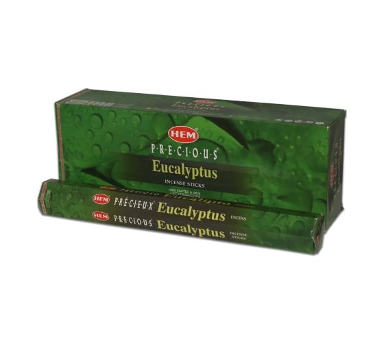 Благовония HEM Precious EUCALYPTUS Драгоценный Эвкалипт Защита от вирусов 20 палочек 61-PEU 36204006