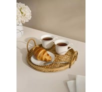 Корзина из ротанга ручной работы Arya Home Arya Zoe 30, круглой формы, 8680943234841