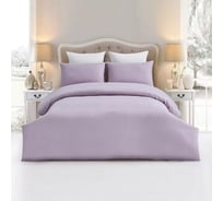 Пододеяльник Arya Home Arya полосатый сатин, 200x220, Otel, лиловый 8680943076649
