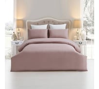 Пододеяльник Arya Home Arya полосатый сатин, 200x220, Otel, темно-бежевый 8680943076632