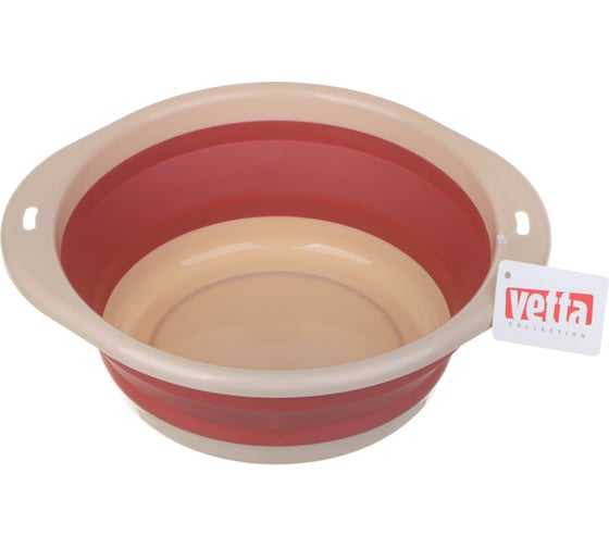 Складная миска VETTA 2.6 л, 27.5х9.3 см, ТПР, полипропилен 856-177