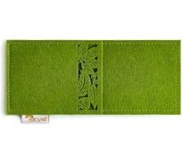Конверт для столовых приборов Arya Home Arya 10x23, Leaf, зеленый 8680943110367
