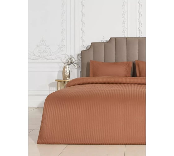 Постельное белье Arya Home Arya 1.5-спальное, 160x220, Otel Коричневый 8680943098221