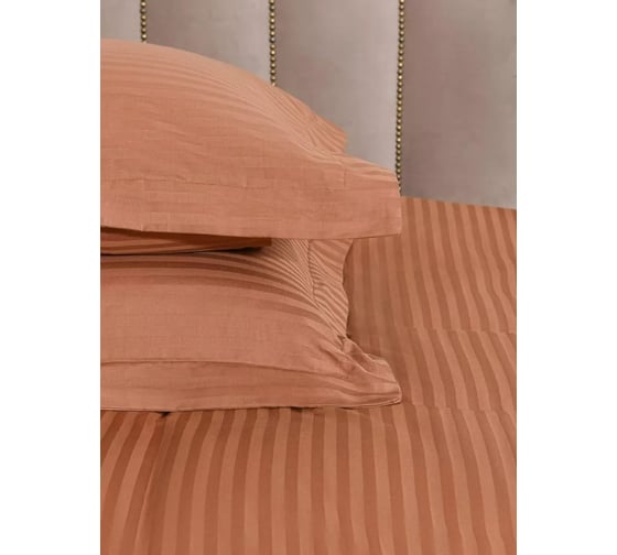 Постельное белье Arya Home Arya 1.5-спальное, 160x220, Otel Коричневый 8680943098221