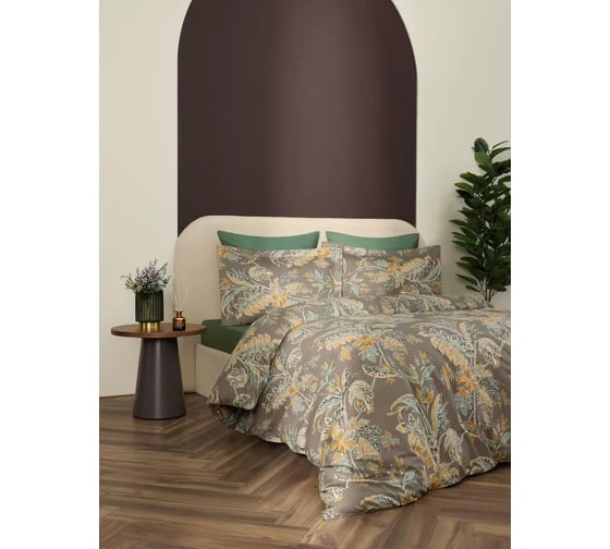 Постельное белье Arya Home Arya Alamode 2-спальное (евро), 200x220, Polen 8680943080028