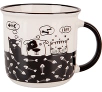 Набор кружек Nouvelle 2 шт., Сat dog, 380 мл 1360048-2-Н2