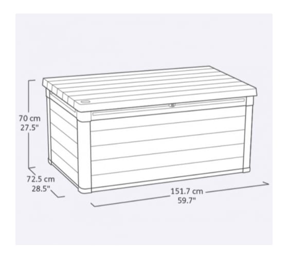 Сундук Keter Cortina box 570 L 259017