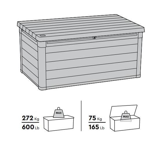Сундук Keter Cortina box 570 L 259017