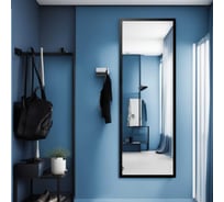 Зеркало ALIAS Квартал 110х70 в чёрной алюминиевой раме qr11070b