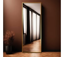 Зеркало ALIAS Квартал 120х90 в золотой алюминиевой раме qr12090g