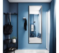 Зеркало ALIAS Квартал 150х60 в серебряной алюминиевой раме qr15060s