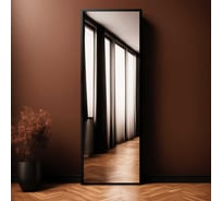 Зеркало ALIAS Квартал 170х80 в чёрной алюминиевой раме qr17080b