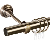 Карниз металлический ООО АС Март Грейс D19Г, антик, 2,4 м, в упаковке 4812634118121