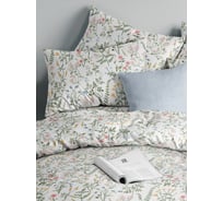 Комплект постельного белья Guten Morgen Бязь, рис.1167, Gardenia Евро с нав. 50x70 см GMБ-1167-220-240-50