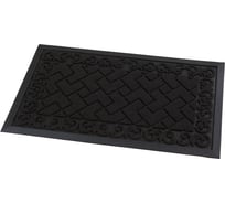 Придверный ковер Profiflooring Тетрис с рельефным рисунком 45х75см, цвет черный 5605356053